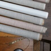 Poppy Seed Stripe Moss Brown - Image 2