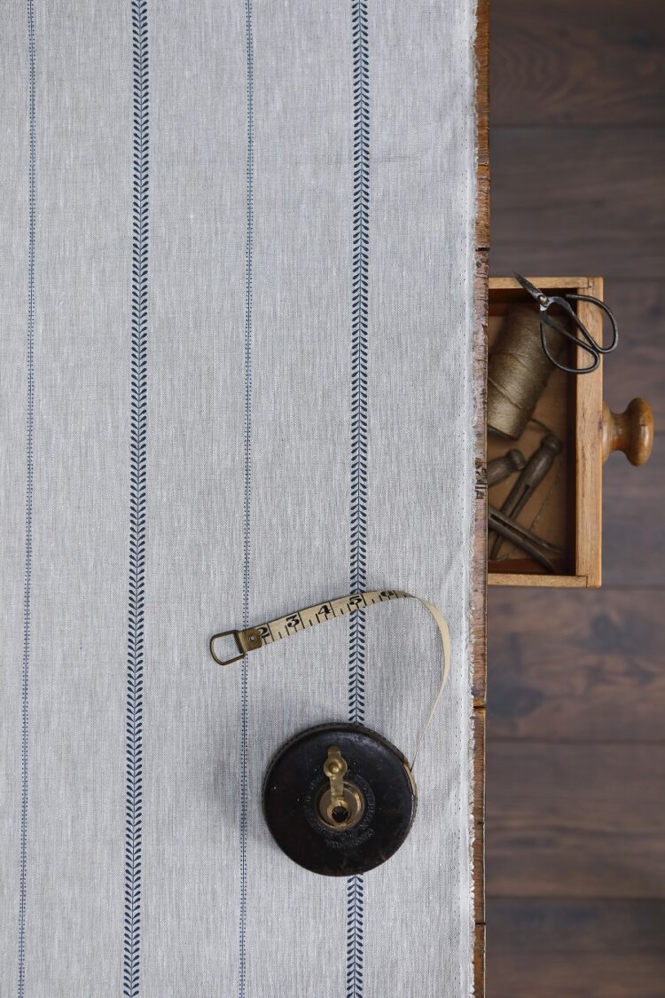 Indi Stripe Mussel on Dune Linen