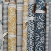 Suzanni Cornfield Yellow Blotch on Cream Linen - Image 2
