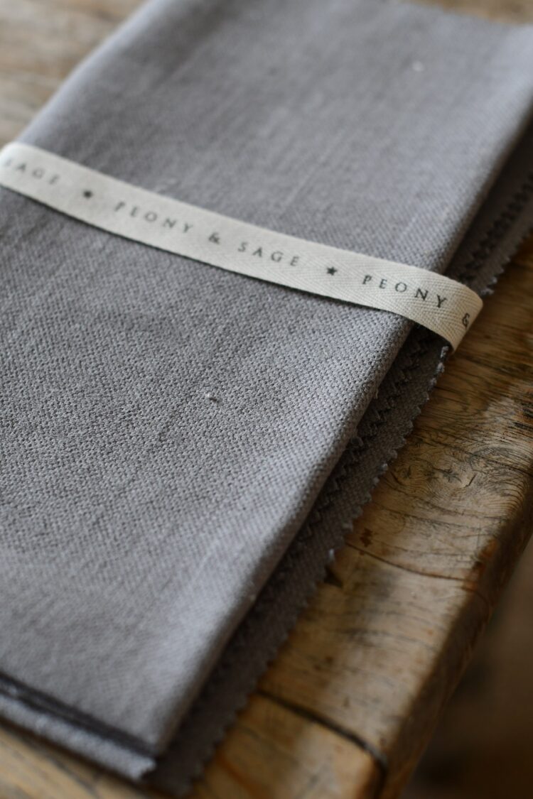 Dark Grey Brushed Linen (Suitable for curtains, blinds & upholstery) £48.00