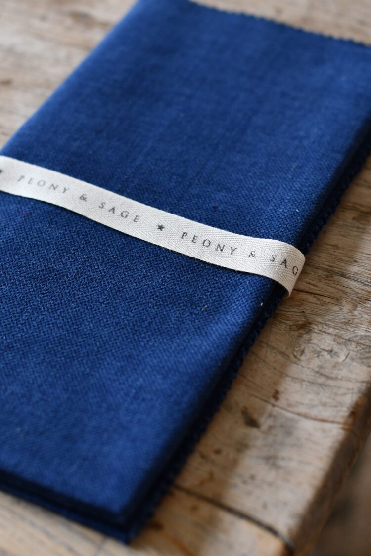 Squid Ink Brushed Linen (Suitable for curtains, blinds & upholstery) £48.00