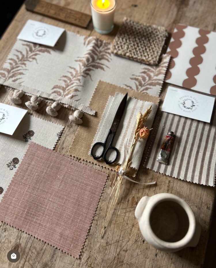 French Ferns + Wheat Moodboard No. 1