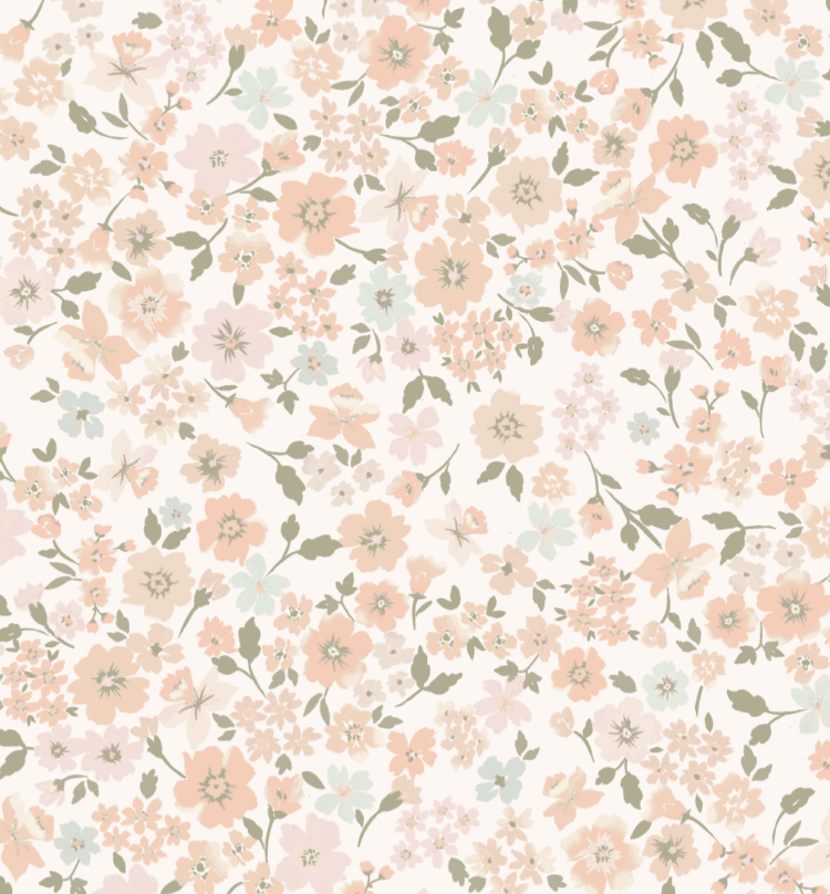 Sugarplum Daisy in Pearblossom Wallpaper