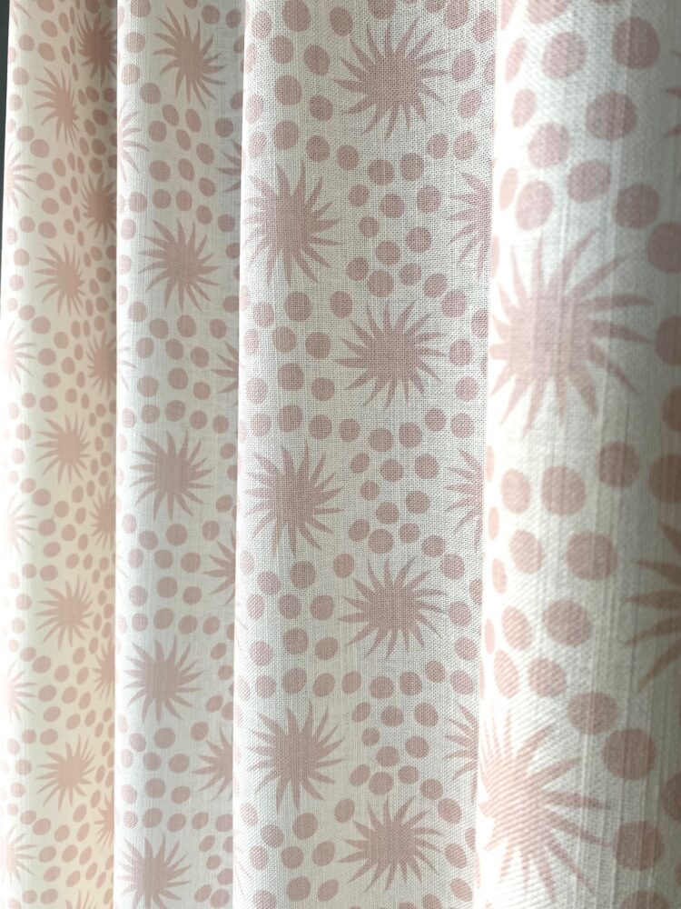 Sundance Midi Pale Pink Icing Positive on White Linen Union