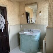 Bolonia Wallpaper Sage and Cornfield Yellow - Image 3