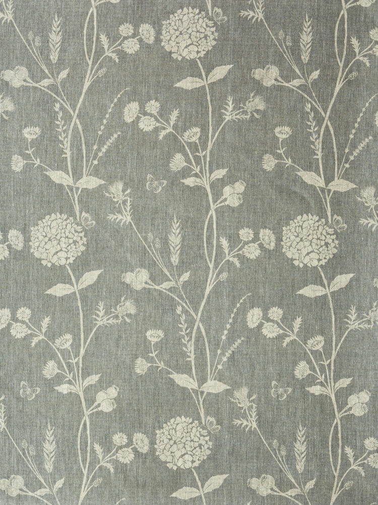 Midi Walled Garden Driftwood Grey Blotch on Dune Linen