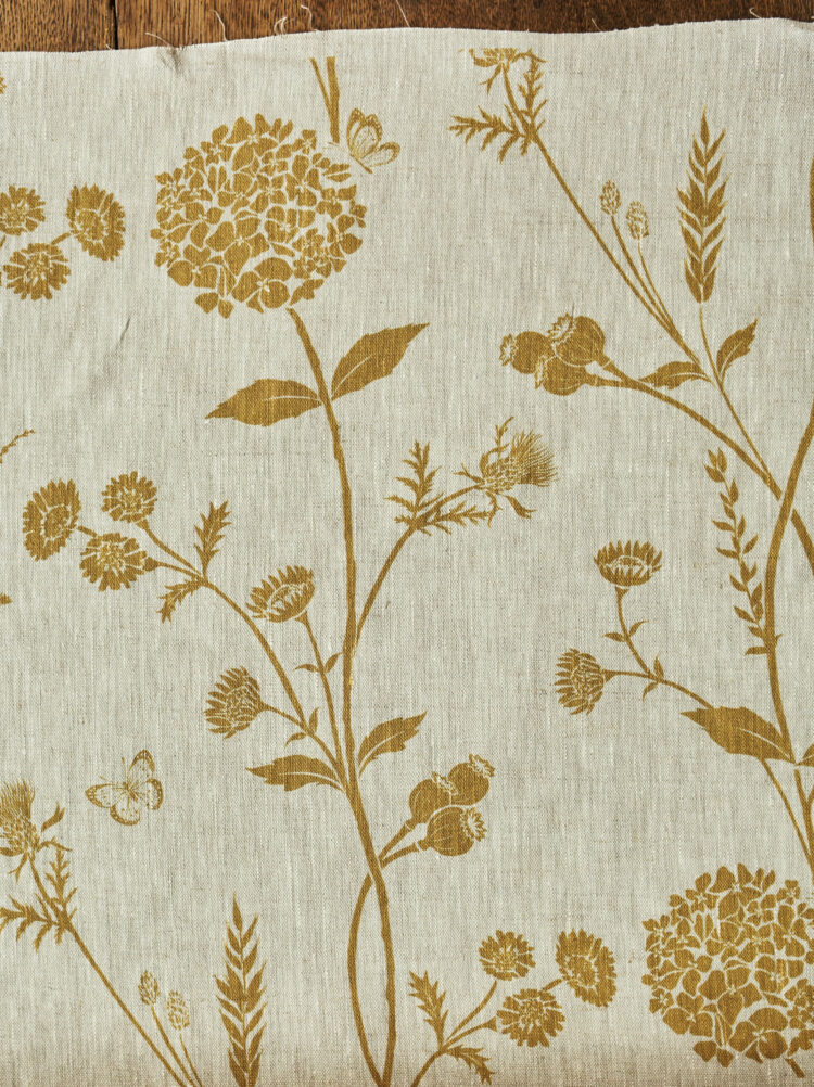 Midi Walled Garden Gorse Positive on Dune Linen