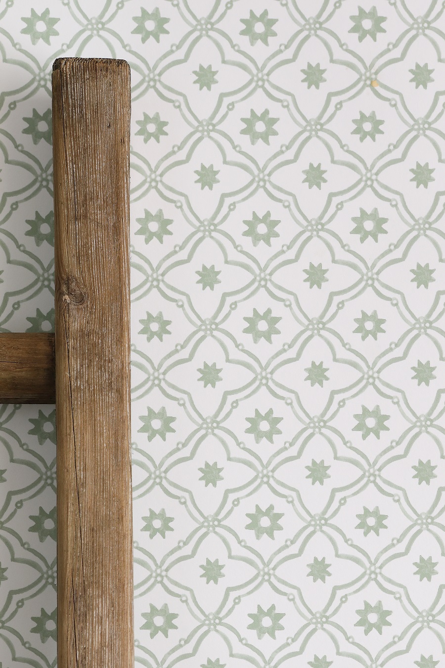 Heritage Plain Wallpaper in Sage Green  Lucie Annabel