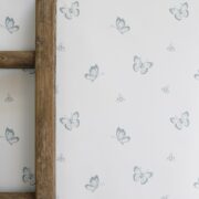 Bee and Butterfly Wallpaper in Rain - Image 2