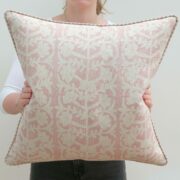Antibes Grande Chalk Pink Blotch on Stone Linen - Image 5