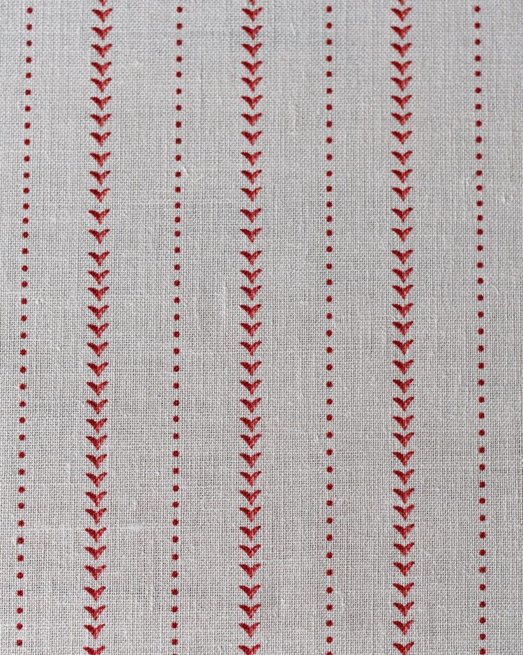 Napoli Stripe Autumn on Cream Linen