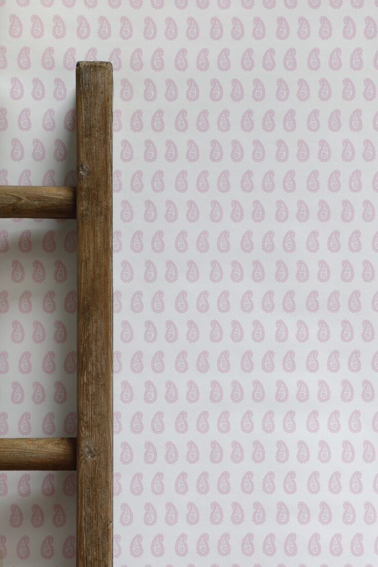 Lola (Paisley) Wallpaper Pretty Pink