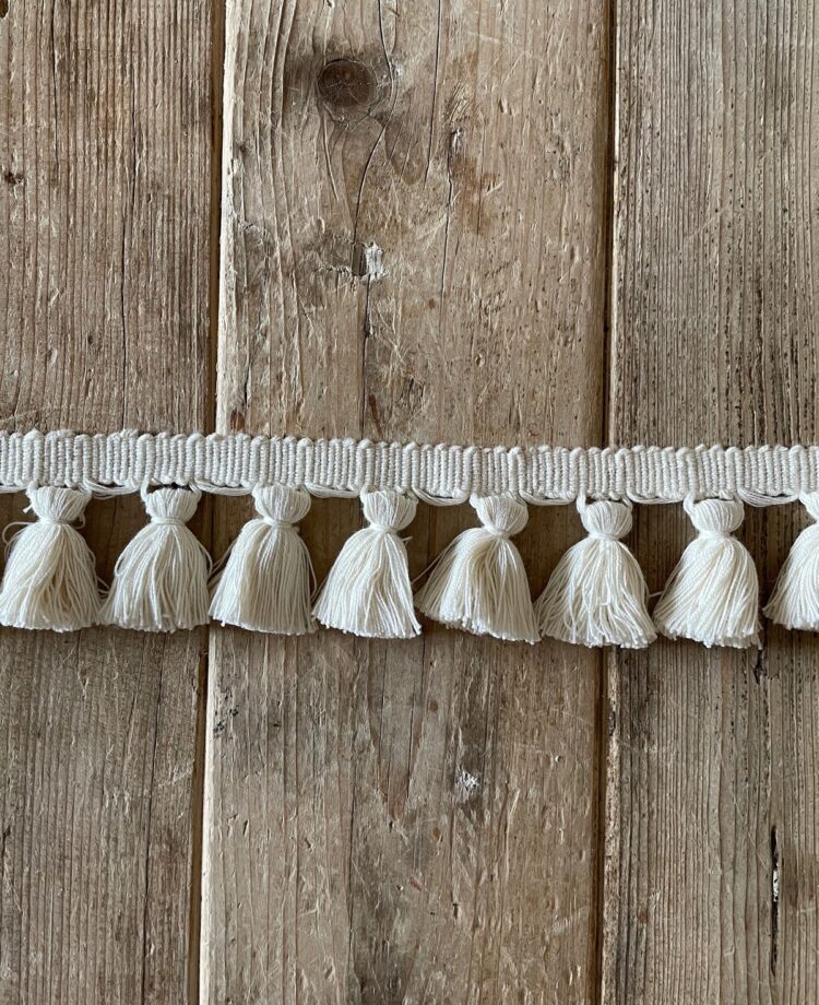 Tassle Trim Ivory
