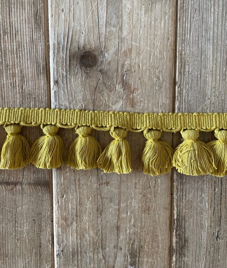 Tassle Trim Cornfield Yellow ON SALE