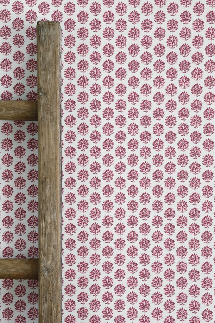 Tiny Sameera Ruby on Light Stone Wallpaper