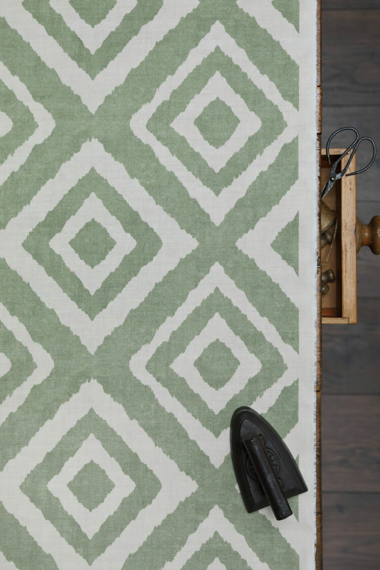Kirmani Sage/Pomme on Cream Linen NEW *