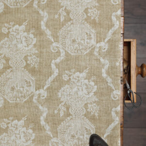 Greta ~ Wheat on Chunky Linen