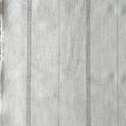 Indi Stripe Swedish Grey on New White Linen - Image 2
