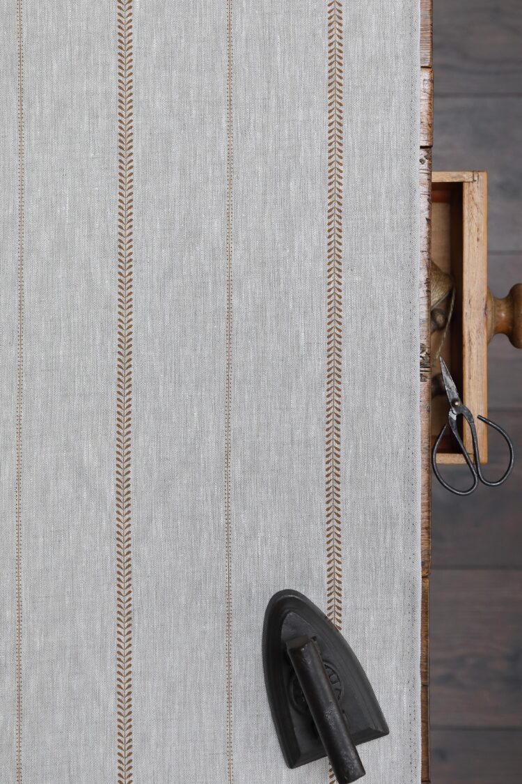 Indi Stripe Sisal on Dune Linen