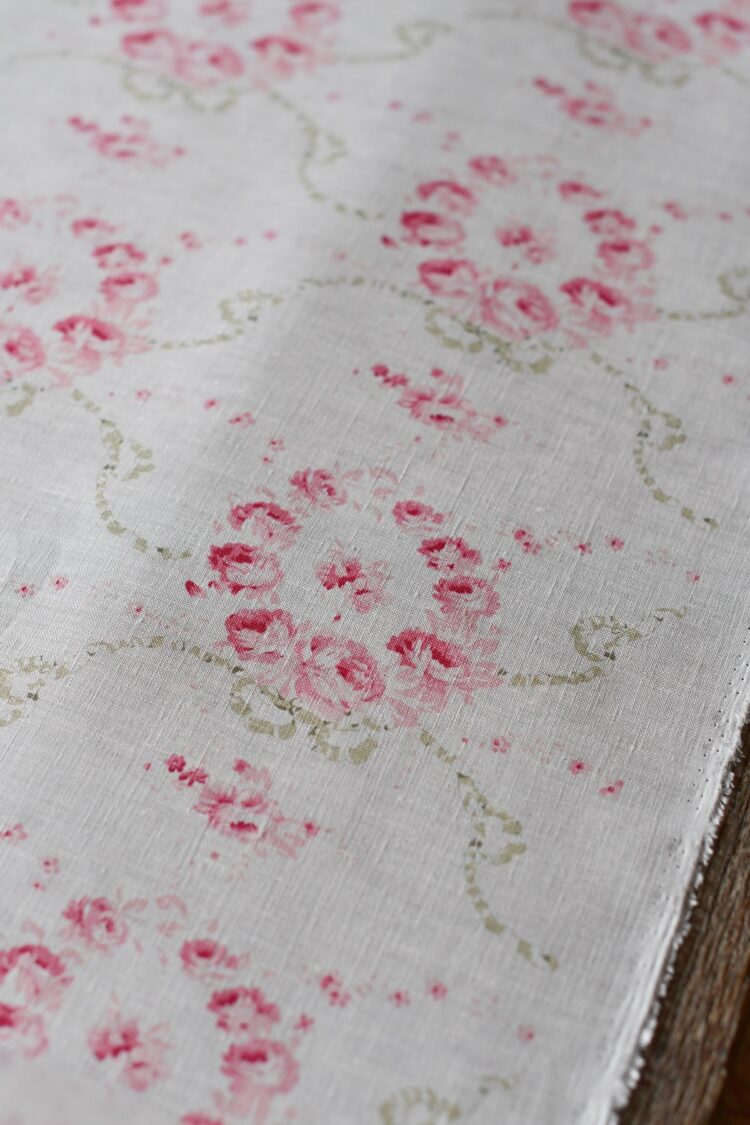 Mathilde ~ Summer Fruit on NEW White Linen SALE