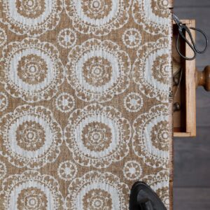 Suzanni Sisal Blotch on Dune Linen