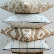 Zaatar Old Blue on Ivory Linen - Image 4