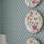 Inca Wallpaper (Small) Lead Blue - Image 5