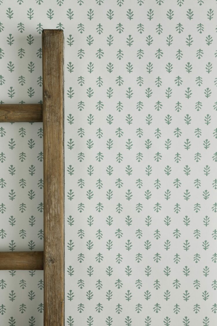 Inca Green Positive Wallpaper {Small}