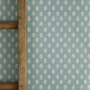Inca Wallpaper (Small) Lead Blue - Image 4