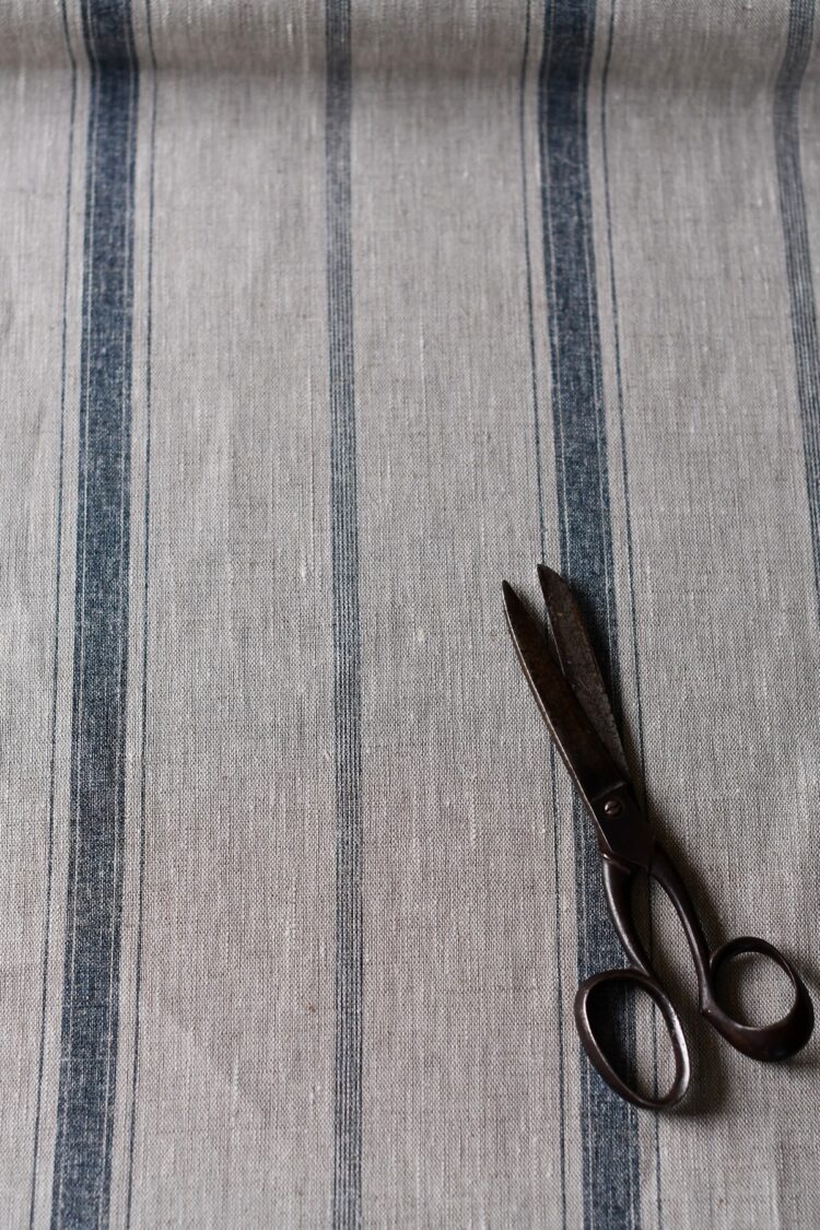 Sorrento Stripe {Single Colour} Mussel on Dune Linen