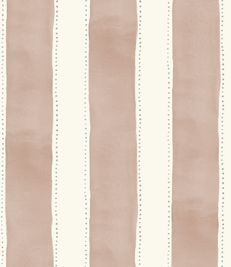 Dotted Tent Stripe Wallpaper ~ Plaster