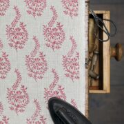 Imara Linen Tuscan Red on Stone Linen - Image 4
