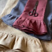 Beautiful Handmade Frilly Tea Towels  ~ 3 Colours Available - Image 5