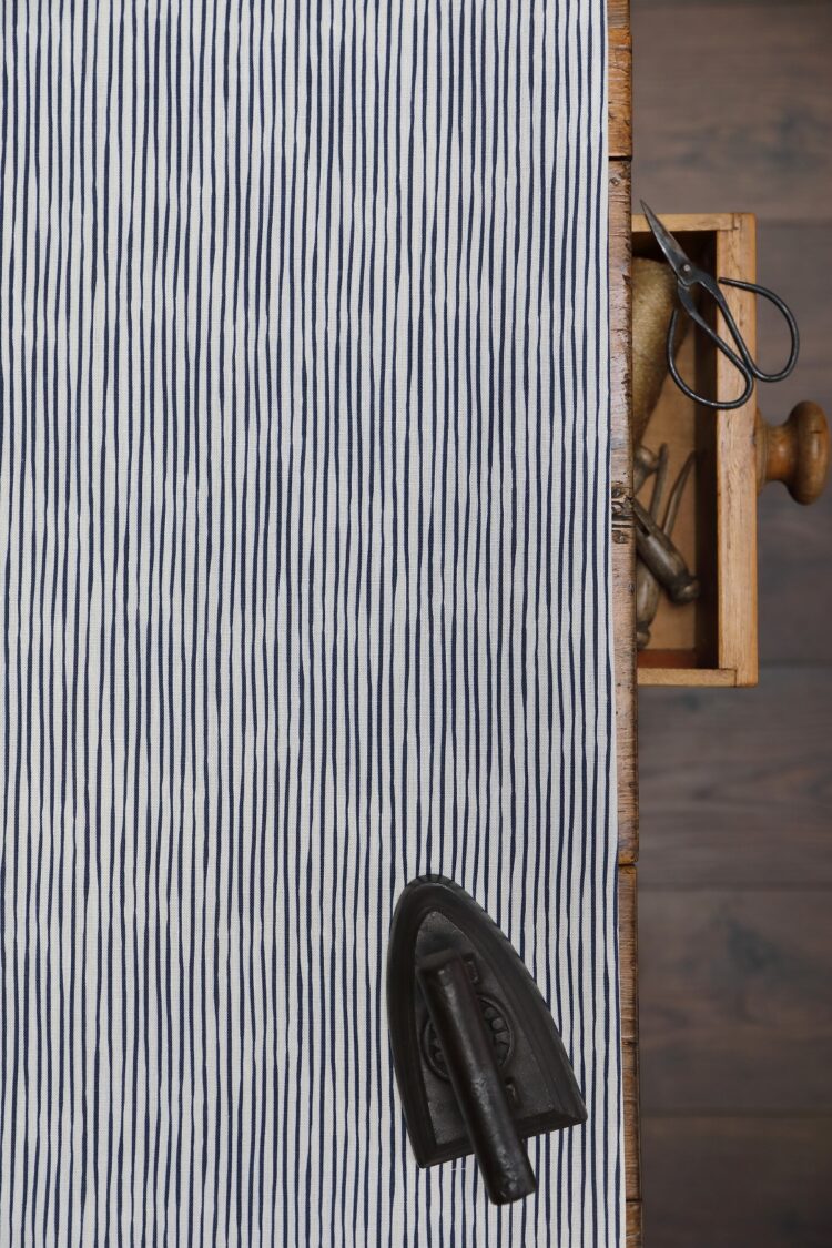 Bamboo ~ Squid Ink on Ivory