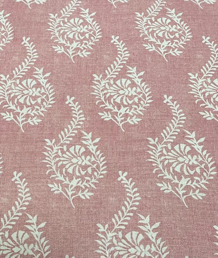 Imara Grande Linen Berry Blotch on Stone Linen