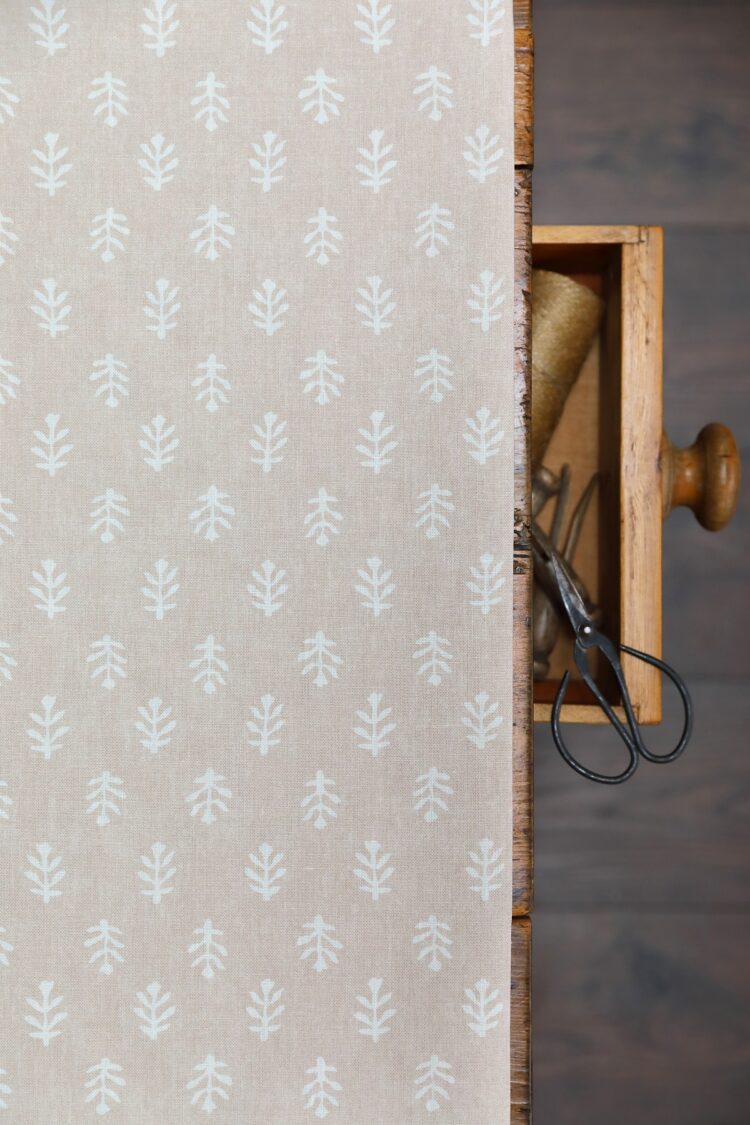 Inca Plaster Blotch on Ivory Linen