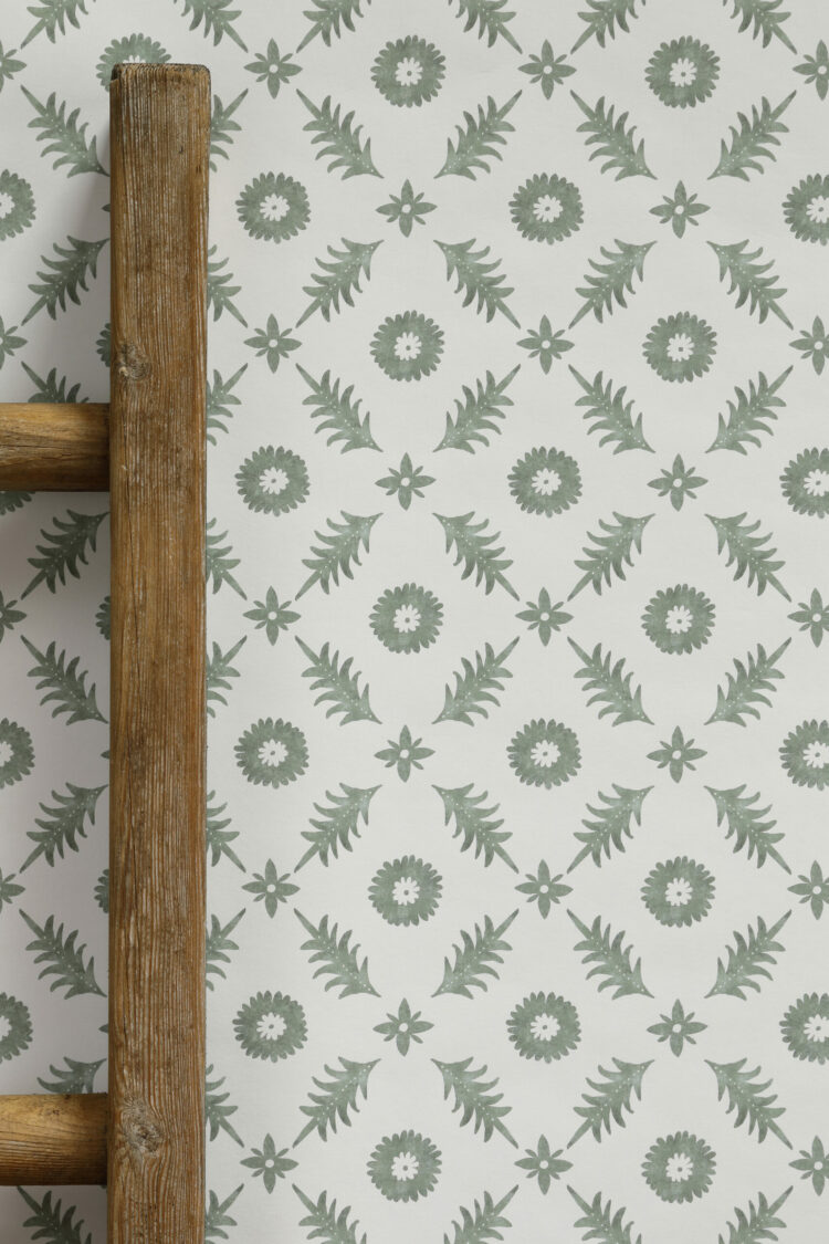 Aires Wallpaper Pigeon II on Chalk