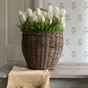 Thea in Pink Wallpaper on CREAM - Image 4