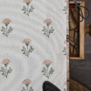 Thea Pink on Ivory Linen - Image 2