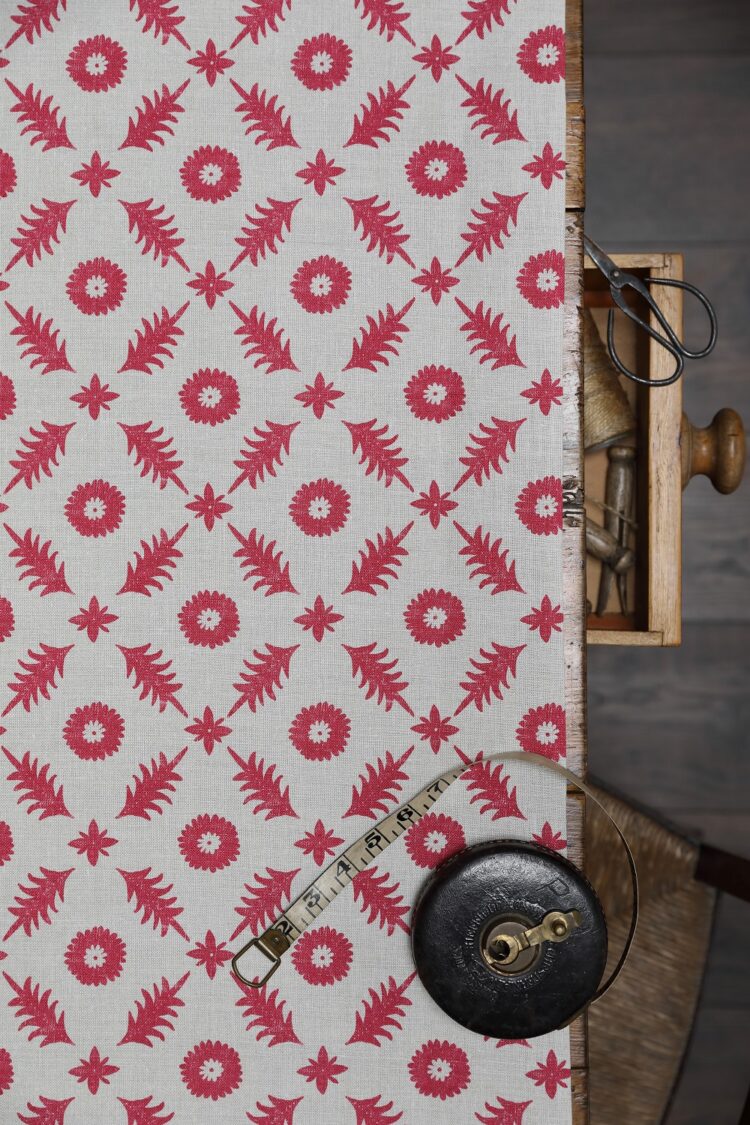 Aires Mia's Red on Stone Linen