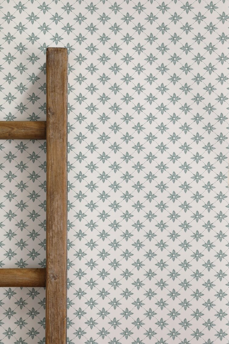 Killi Wallpaper in Teal