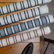 Samphire Steel Blue on Stone Linen - Image 3