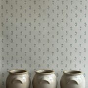 Fleur Fleur Spring Blue Wallpaper - Image 4