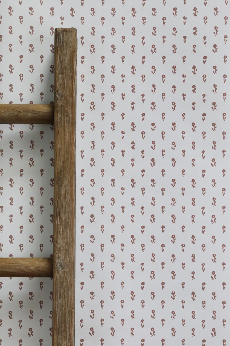 Fleur Fleur Deep Earth Wallpaper