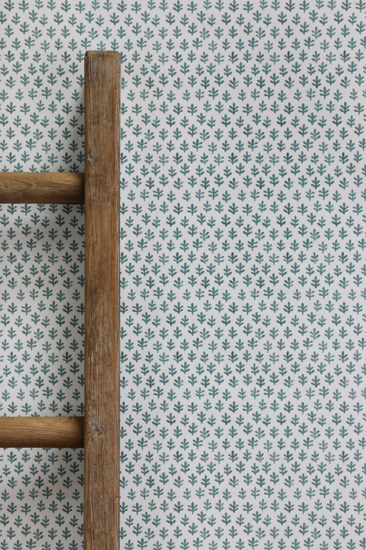 Savannah Teal Wallpaper