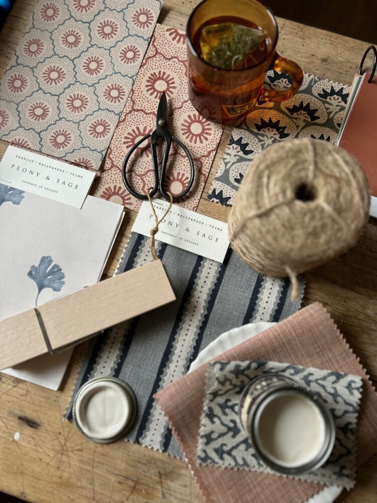 Navy and Terracotta Moodboard No. 2