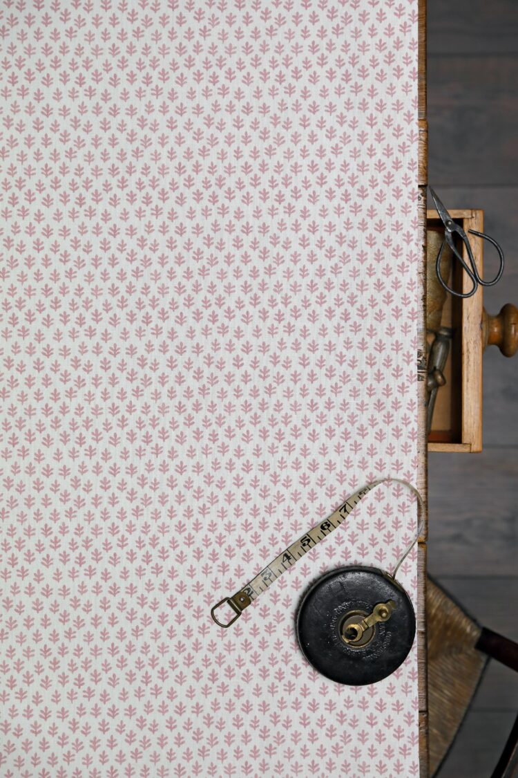 Savannah Thea's Pink on Ivory Linen