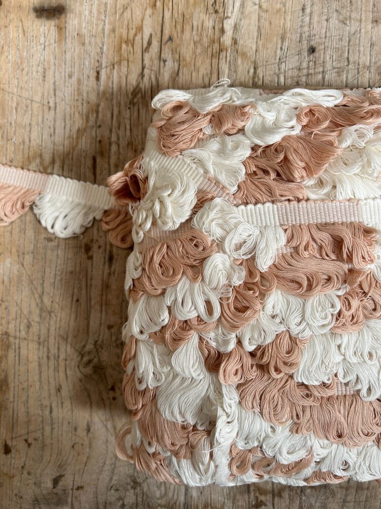 Fan Edge Trim ~ Shell Pink and Ivory £12.45