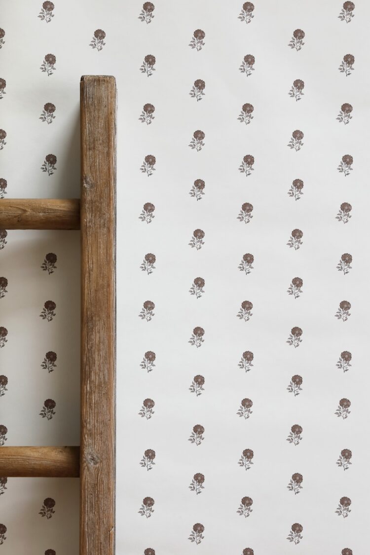 Little Anni II Belgian Choc Wallpaper