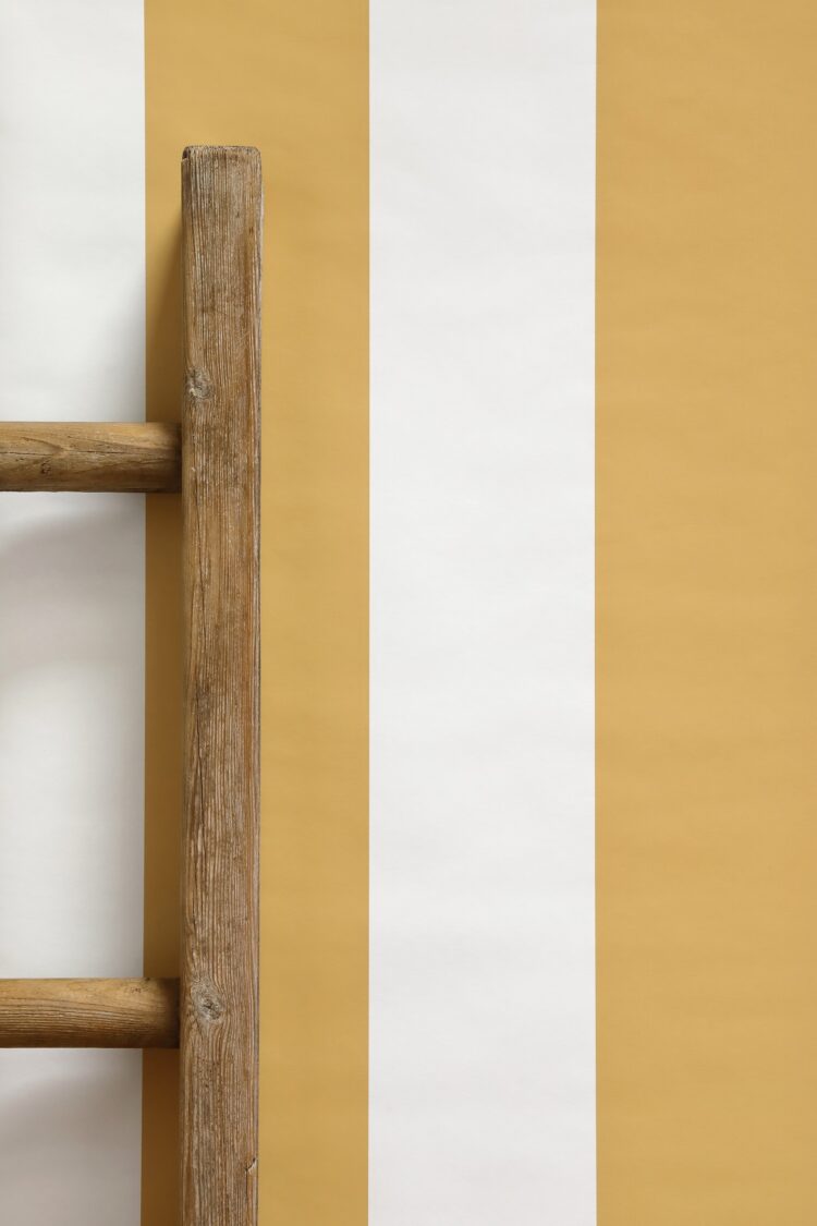 Battersea Broadstripe Hay Wallpaper